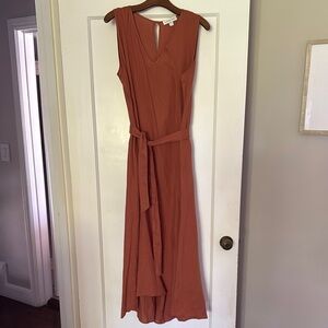 Amour Vert linen midi dress